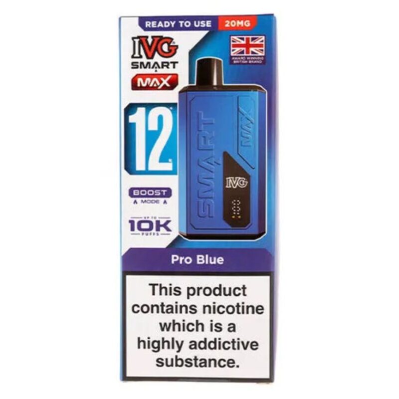 Pro Blue Smart Max Prefilled Pod & Refill by IVG