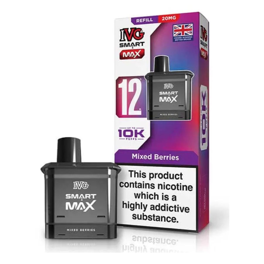 Mixed Berries Smart Max Prefilled Pod & Refill by IVG