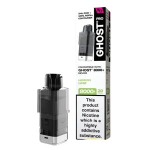 Lemon Lime Pro 8000+ Prefilled Pod & Refill by Ghost