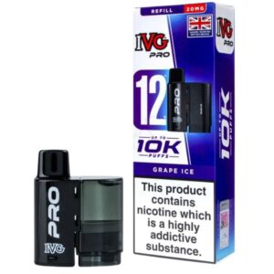 Grape Ice Pro 12 Prefilled Pod & Refill by IVG