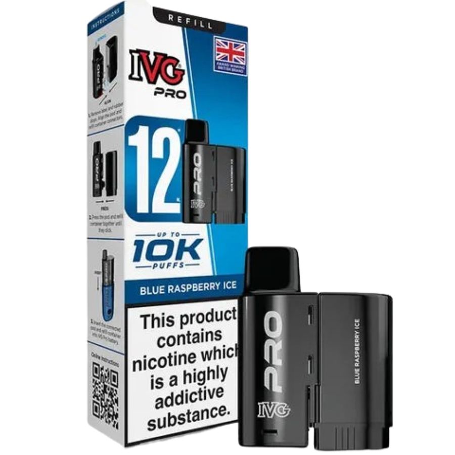 Raspberry Blast Pro 12 Prefilled Pod & Refill by IVG