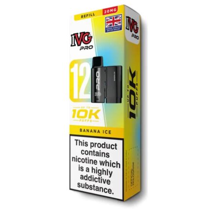Banana Ice Pro 12 Prefilled Pod & Refill by IVG