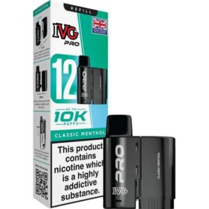Classic Menthol Pro 12 Prefilled Pod & Refill by IVG