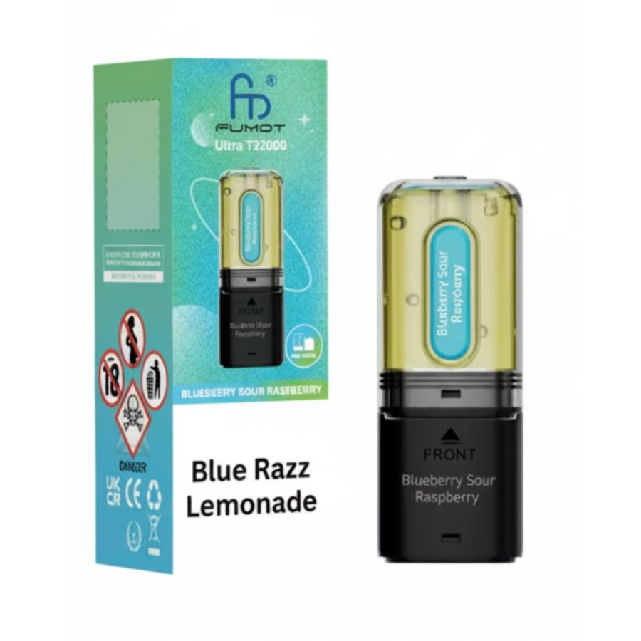 Blue Razz Lemonade Ultra T32000 Prefilled Pod & Refill by Fumot