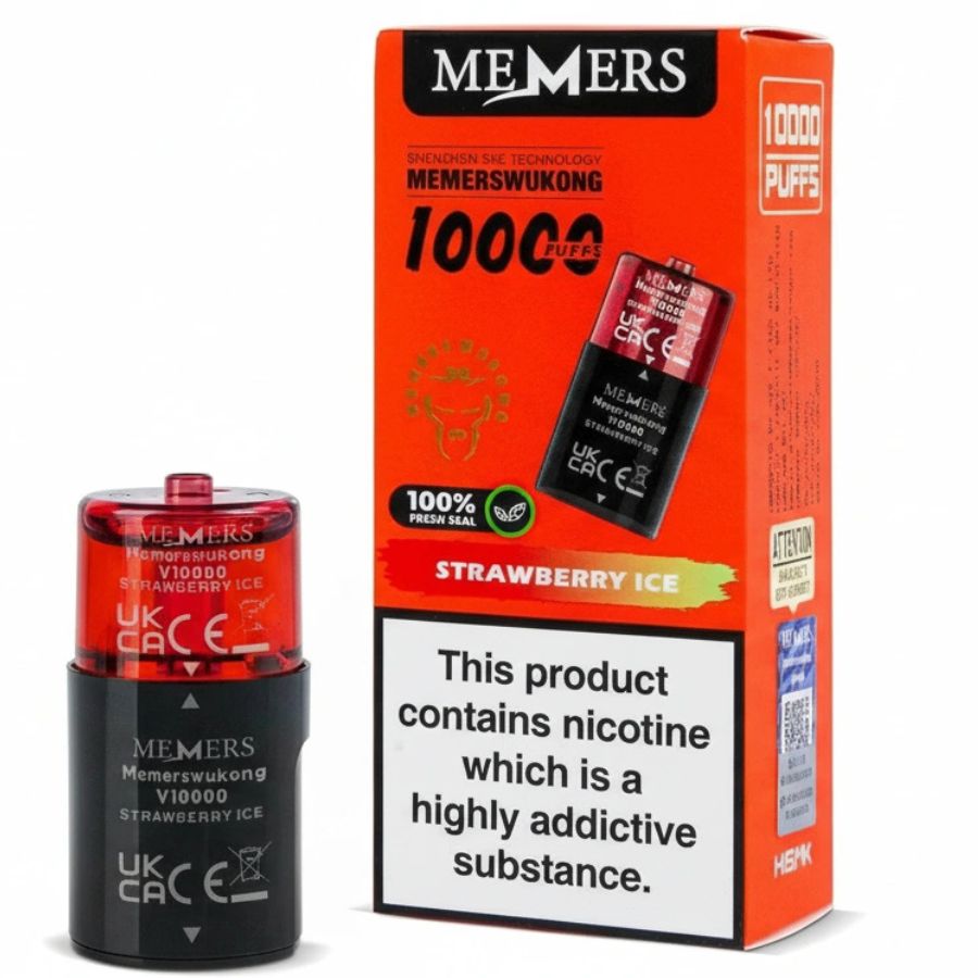 Strawberry Ice Wukong V10000 Prefilled Pod & Refill by Memers