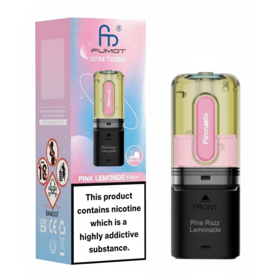 Pink Lemonade Ultra T32000 Prefilled Pod & Refill by Fumot
