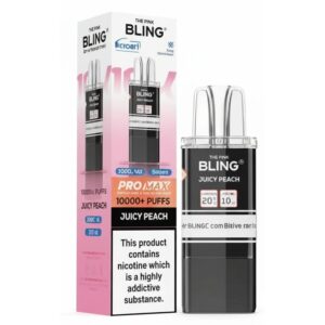 Juicy Peach Max 10K Prefilled Pod & Refill by The Bling