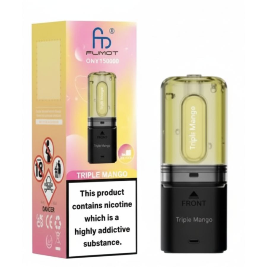 Triple Mango Ultra T32000 Prefilled Pod & Refill by Fumot