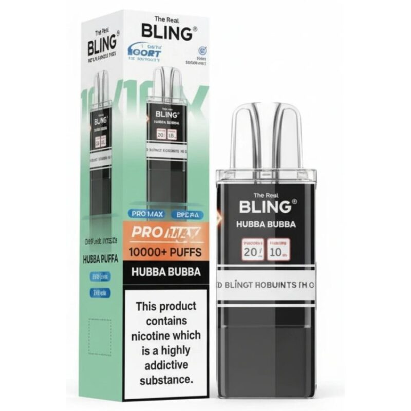 H' Bubba Max 10K Prefilled Pod & Refill by The Bling