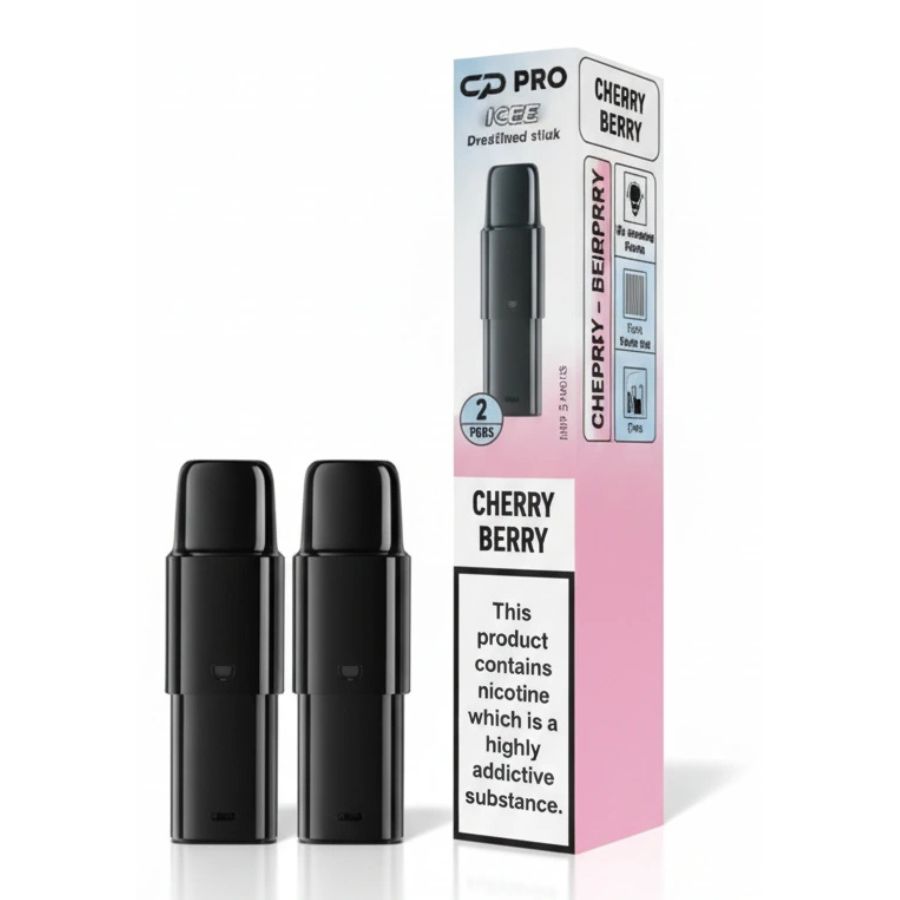 Cherry Berry CP 600 Prefilled Pods by Crystal Pro