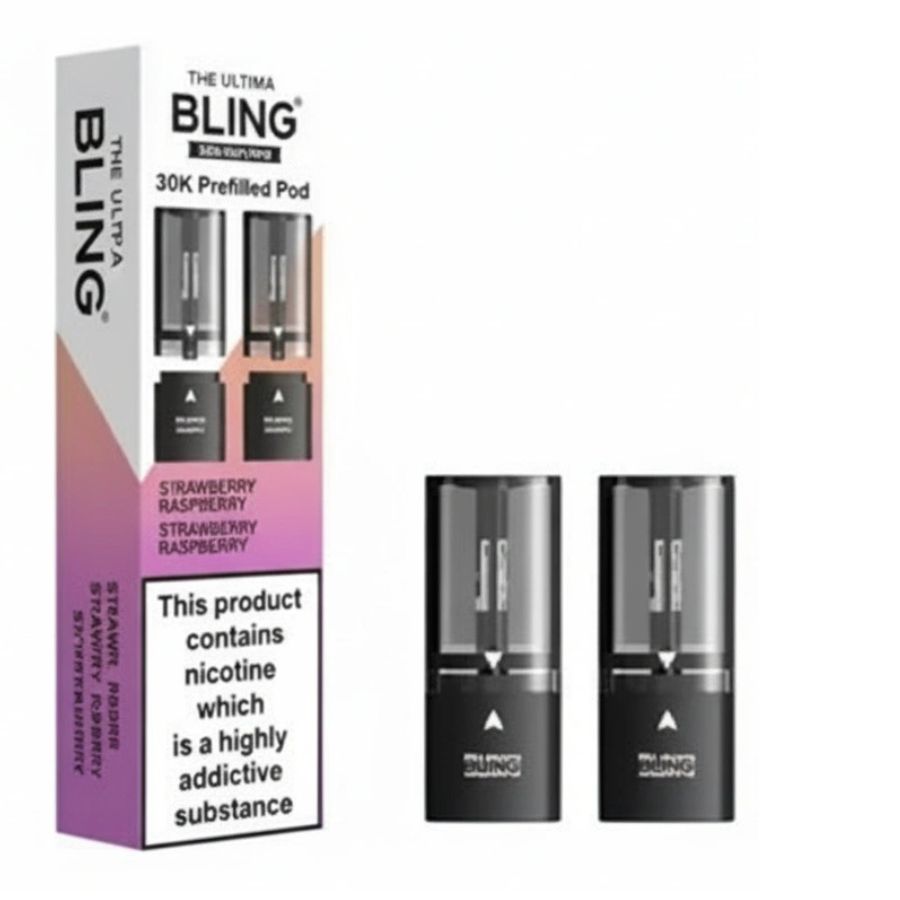 Blueberry Raspberry Ultra Plus 30K Prefilled Pod & Refill by The Bling