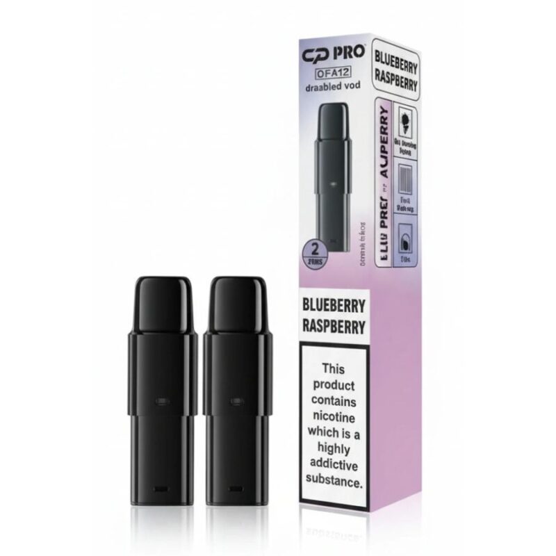 Blueberry Sour Raspberry CP 600 Prefilled Pods by Crystal Pro