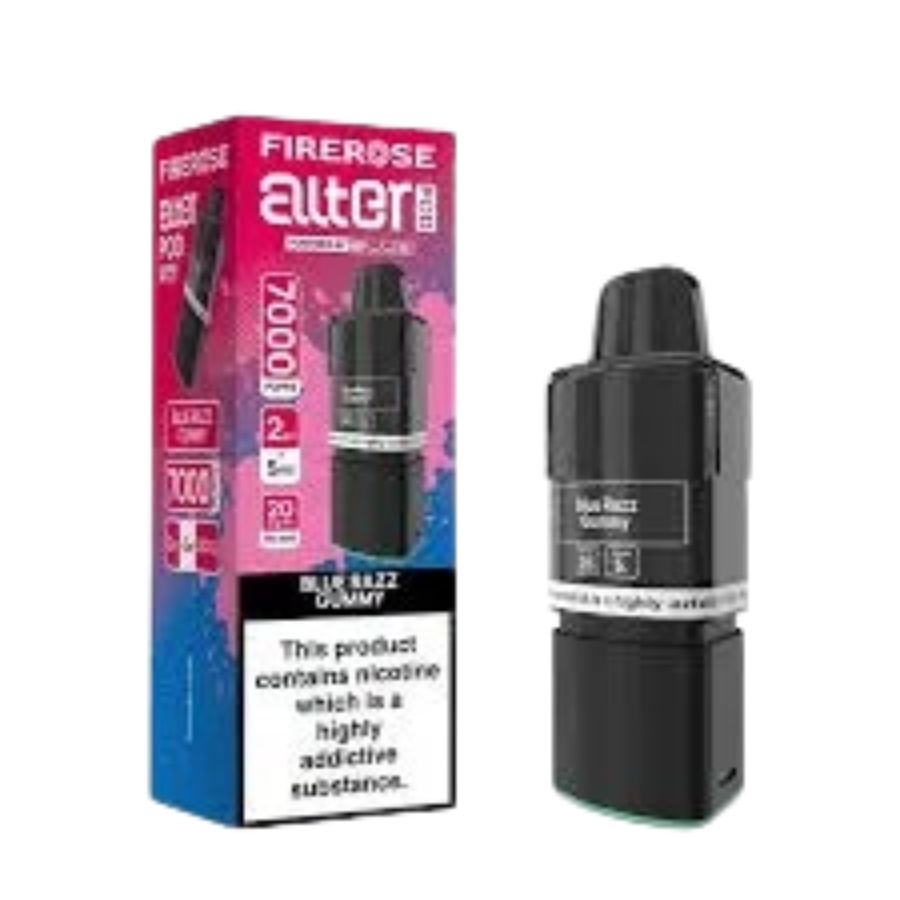 Blue Razz Gummy Alter 7000 Prefilled Pod & Refill by Firerose