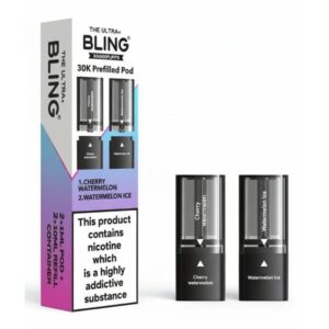 Cherry Watermelon / Watermelon Ice Ultra Plus 30K Prefilled Pod & Refill by The Bling
