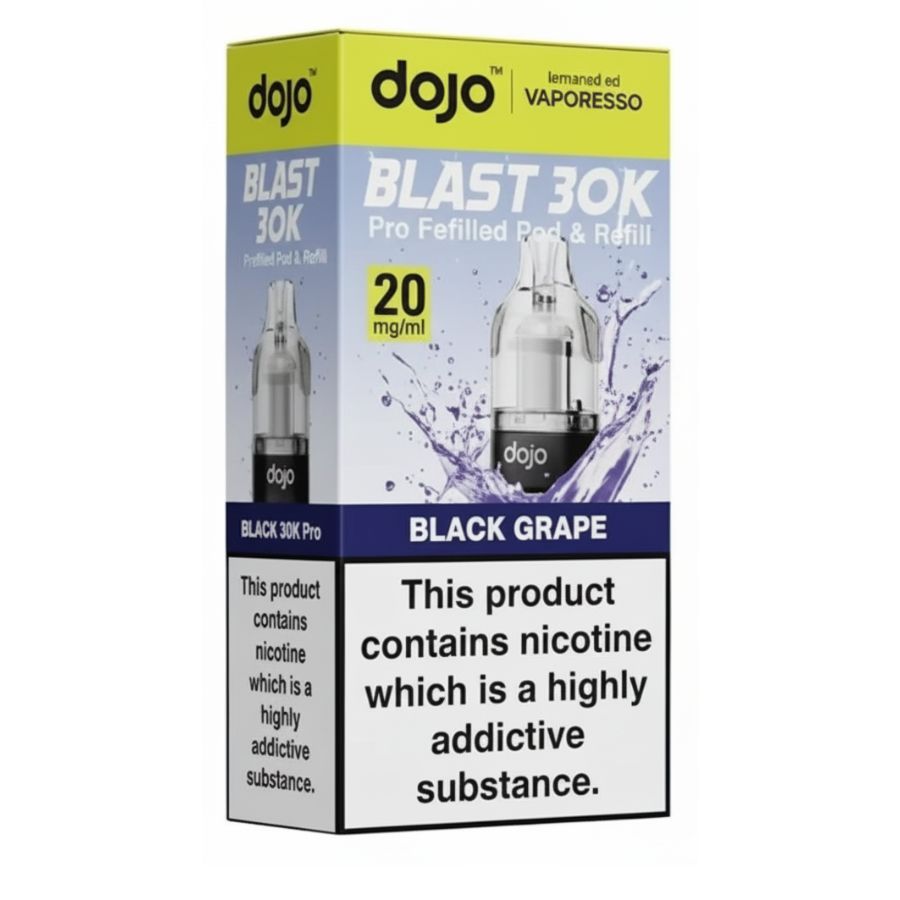 Black Grape Dojo Blast 30K Pro Prefilled Pod & Refill by Vaporesso