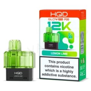 Lemon Lime Glow Pro 12K Prefilled Pod & Refill by HQD