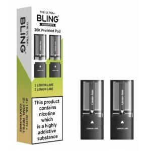 Lemon Lime Ultra Plus 30K Prefilled Pod & Refill by The Bling