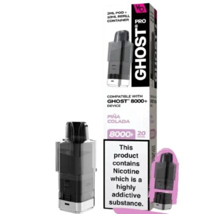 White Mamba Pro 8000+ Prefilled Pod & Refill by Ghost