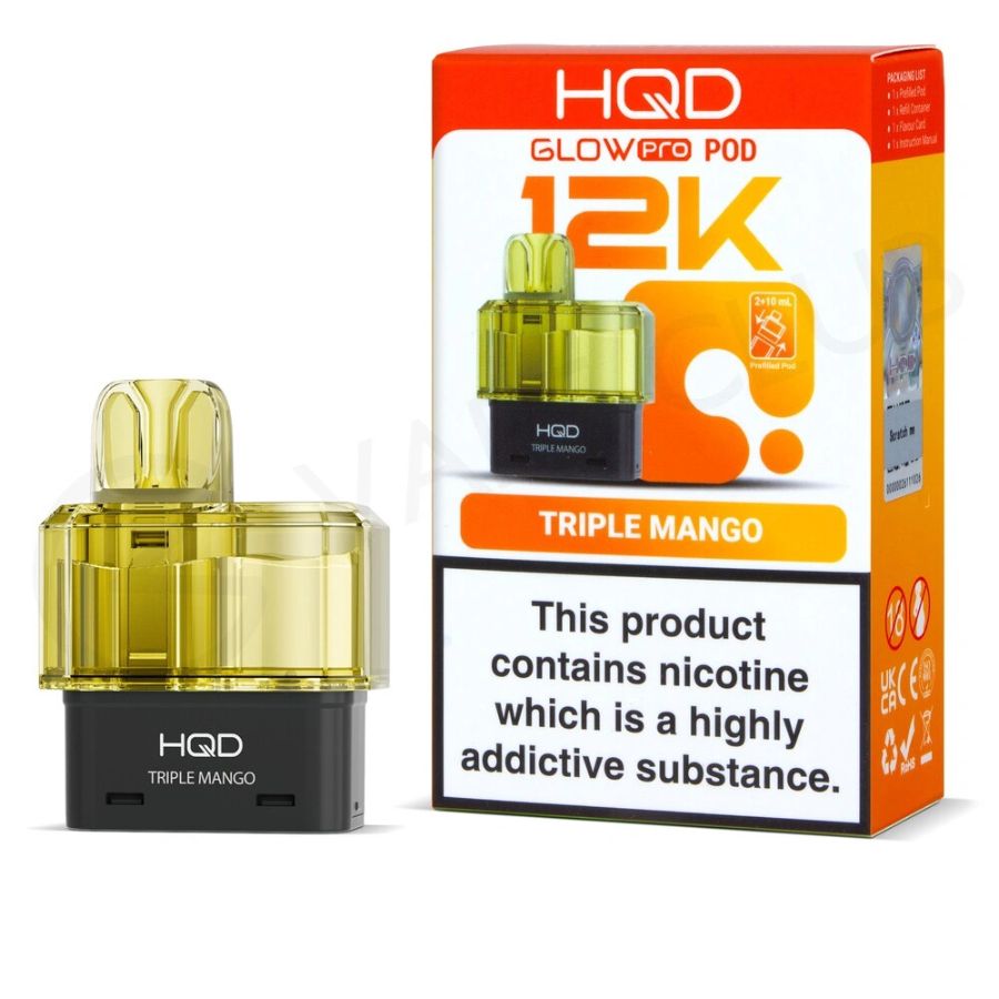 Pineapple Ice Glow Pro 12K Prefilled Pod & Refill by HQD