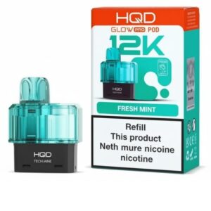 Fresh Mint Glow Pro 12K Prefilled Pod & Refill by HQD
