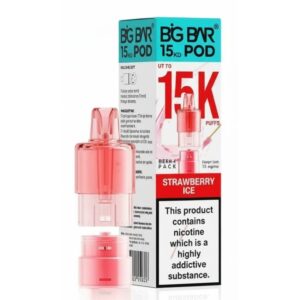 Strawberry Ice 15K Pro Prefilled Pod & Refill by Big Bar