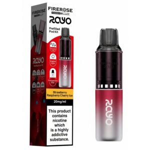 Strawberry Raspberry Cherry Ice Rayo 600 Prefilled Pods by Firerose