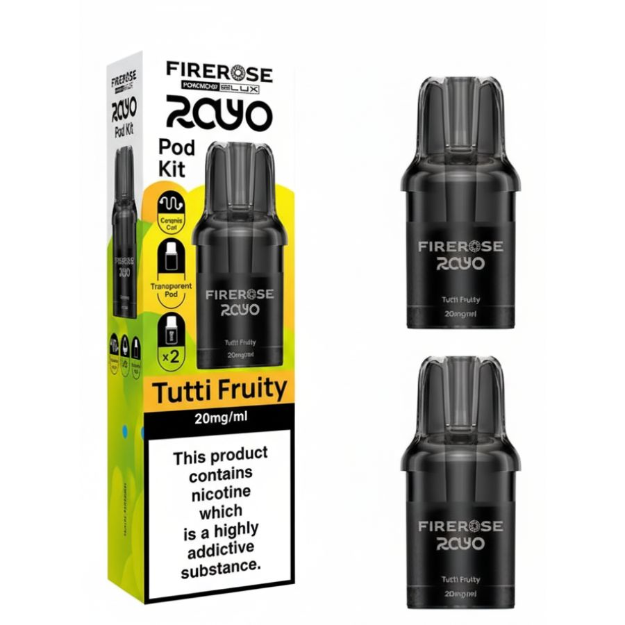 Tutti Fruity Rayo 600 Prefilled Pods by Firerose