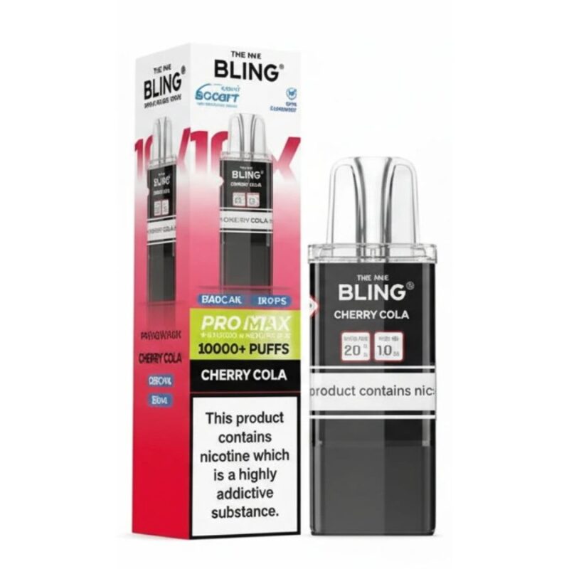 Cherry Cola Max 10K Prefilled Pod & Refill by The Bling