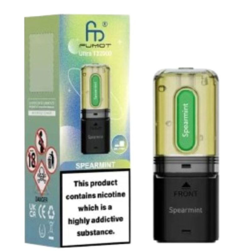 Cool Mint Ultra T32000 Prefilled Pod & Refill by Fumot