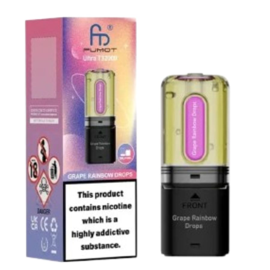 Grape Ice Ultra T32000 Prefilled Pod & Refill by Fumot