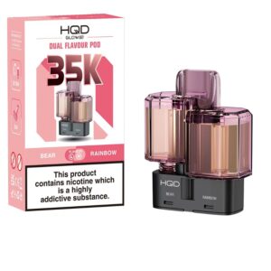 Bear & Rainbow BG Glow Air 35K Prefilled Pod & Refill by HQD