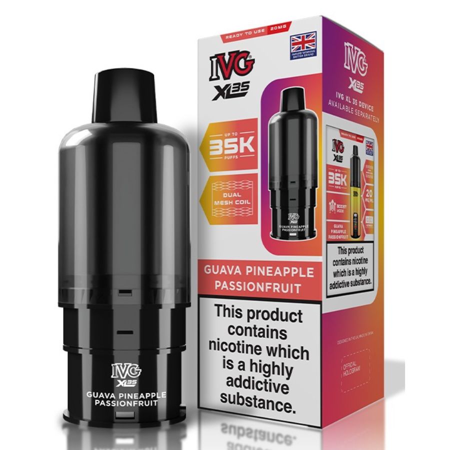 Guava Pineapple Passionfruit XL 35K Prefilled Pod & Refill by IVG