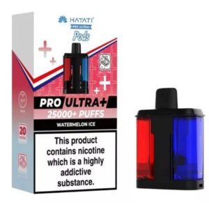 Watermelon Ice Pro Ultra Plus 25K Prefilled Pod & Refill by Hayati