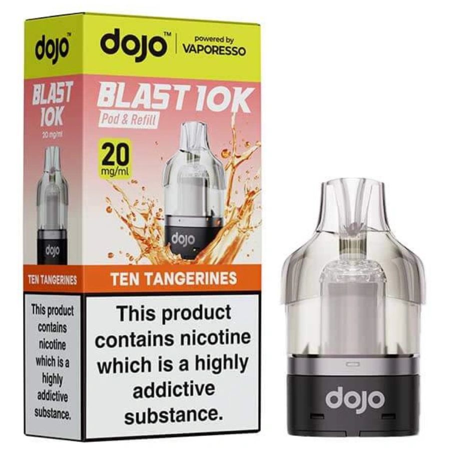 Ten Tangerines Dojo Blast 30K Pro Prefilled Pod & Refill by Vaporesso