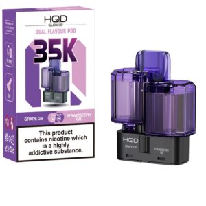 Grape GB & Strawberry GB Glow Air 35K Prefilled Pod & Refill by HQD