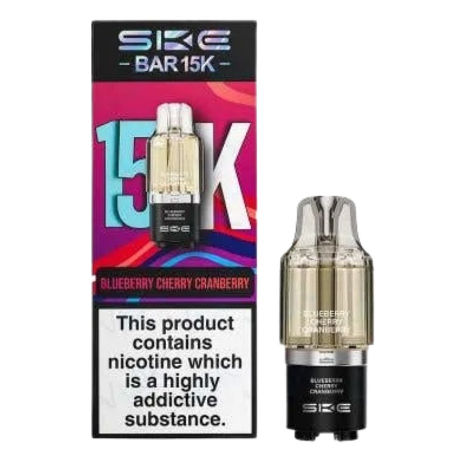 Blueberry Cherry Cranberry Bar 15K Prefilled Pod & Refill by SKE