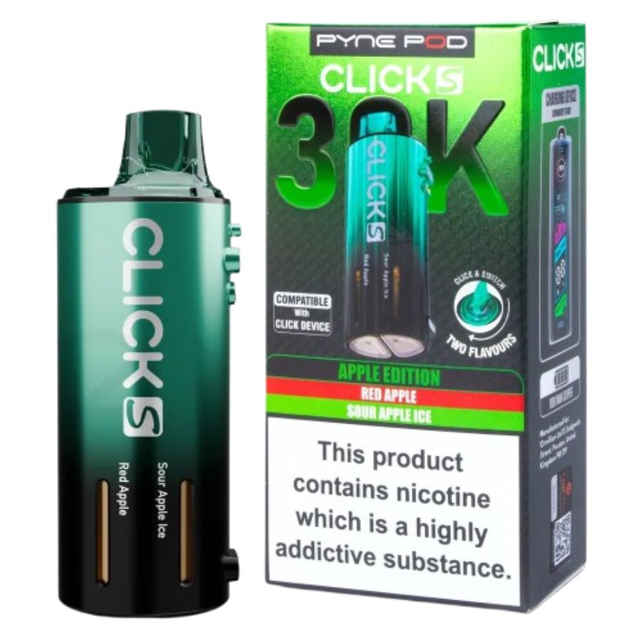 Apple Edition Click S 30K Prefilled Pod & Refill by Pyne Pod