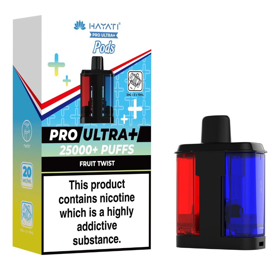 Fruit Twist Pro Ultra Plus 25K Prefilled Pod & Refill by Hayati