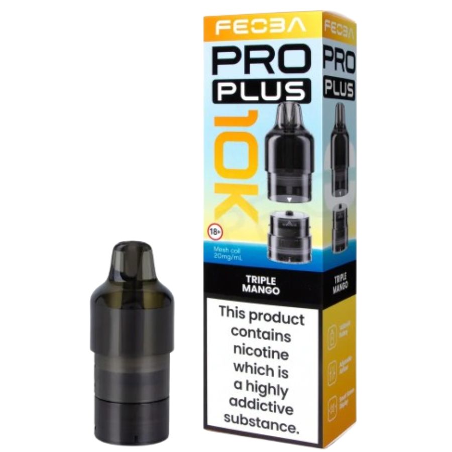 Triple Mango Pro Plus 10K Prefilled Pod & Refill by Feoba