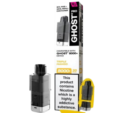 Caribbean Crush Pro 8000+ Prefilled Pod & Refill by Ghost