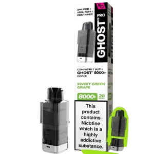 Fresh Mint Pro 8000+ Prefilled Pod & Refill by Ghost