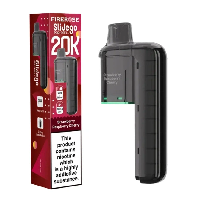 Strawberry Raspberry Cherry Slidego 20K Prefilled Pod & Refill by Firerose