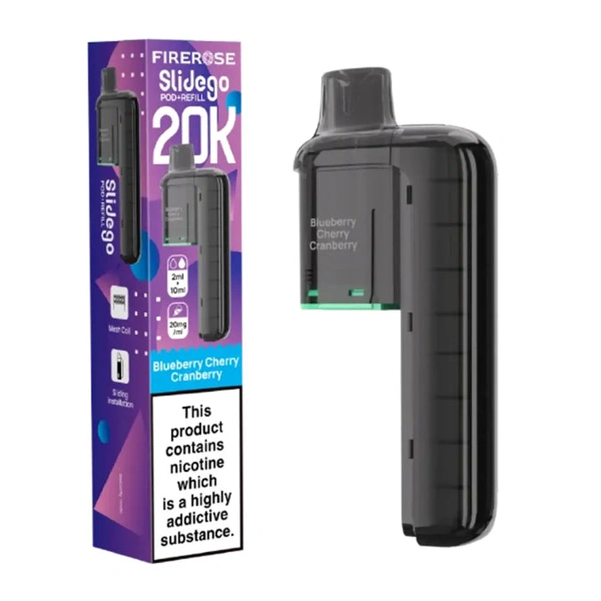 Blueberry Cherry Cranberry Slidego 20K Prefilled Pod & Refill by Firerose