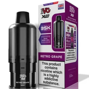 Retro Grape XL 35K Prefilled Pod & Refill by IVG