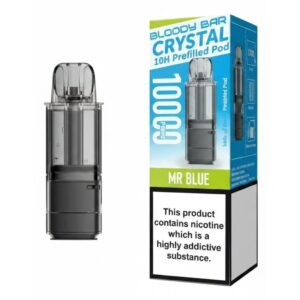 Mr Blue Crystal 10K Prefilled Pod & Refill by Bloody Bar