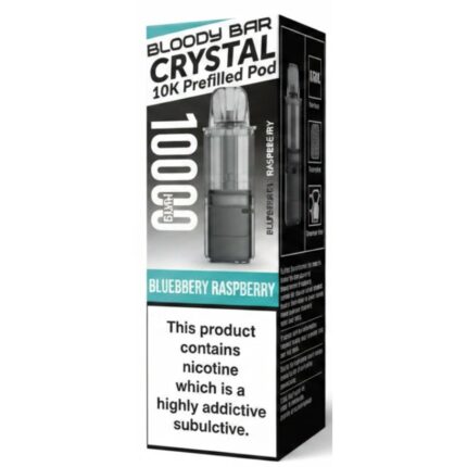 Blueberry Raspberry Crystal 10K Prefilled Pod & Refill by Bloody Bar