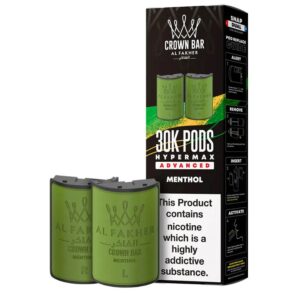 Menthol 30K Hypermax Prefilled Pod & Refill by Al Fakher