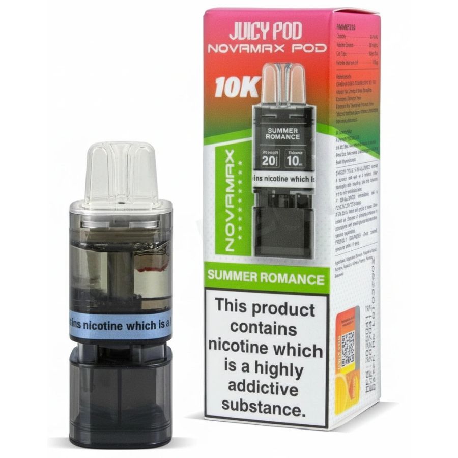 Summer Romance Novamax 10K Prefilled Pod & Refill by Juicy Pod