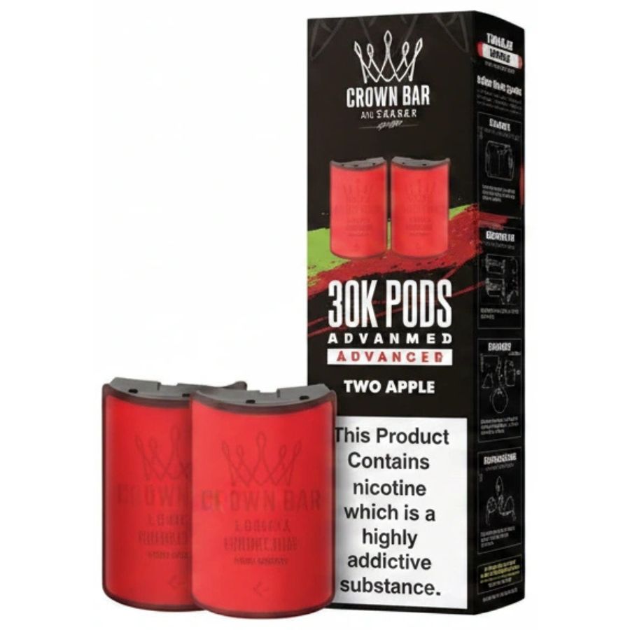 Two Apple 30K Hypermax Prefilled Pod & Refill by Al Fakher