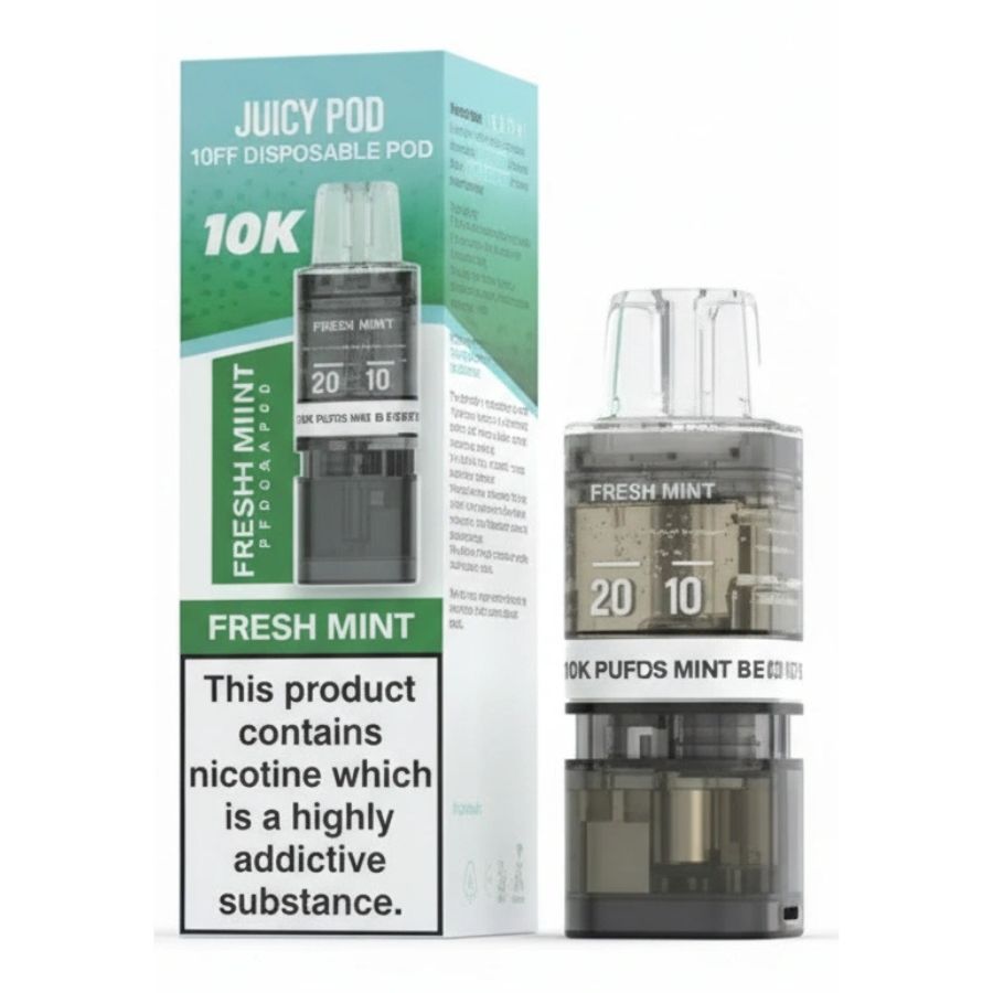 Fresh Mint Novamax 10K Prefilled Pod & Refill by Juicy Pod